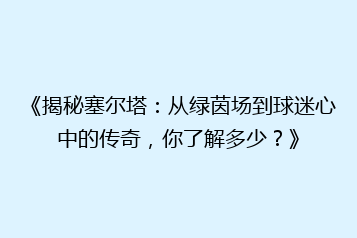 《揭秘塞尔塔:从绿茵场到球迷心中的传奇,你了解多少?》
