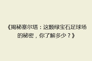 《揭秘塞尔塔:这颗绿宝石足球场的秘密,你了解多少?》